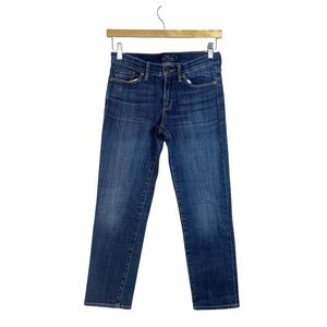 Lucky Brand Sweet Crop Dark Wash Denim Jeans Size 4/27 Cropped Mid Rise